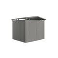 Metal Storage Shed for Outdoor Use - Galvanized Steel - 200 x 150 x 180