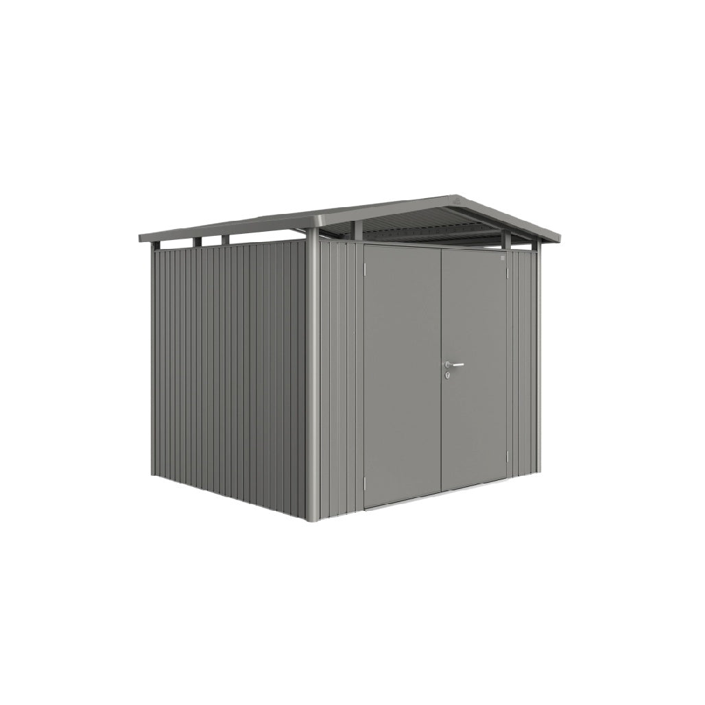 Metal Storage Shed for Outdoor Use - Galvanized Steel - 200 x 150 x 180