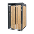 Outdoor Storage Shed for Garden Tools in Metal - 100 x 80 x 200