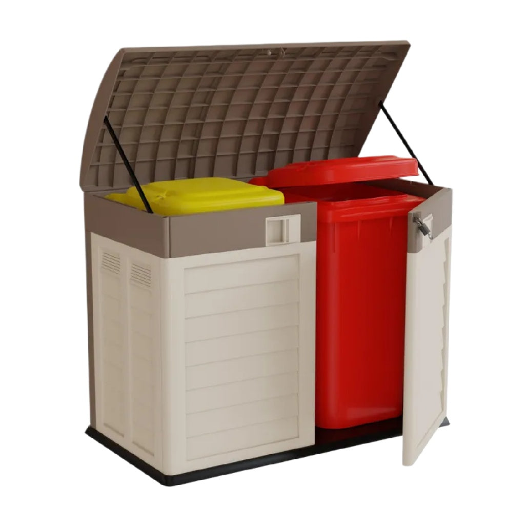 Outdoor Storage Box for Garden Use in Durable Plastic - 90 x 45 x 60