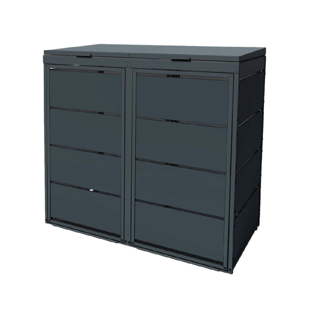 Storage Cabinet for Home Organization in Metal - 120 x 60 x 80