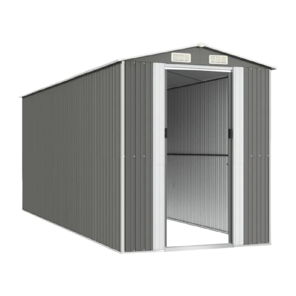 Metal Storage Shed for Outdoor Use with Sliding Door - 300 x 200 x 210