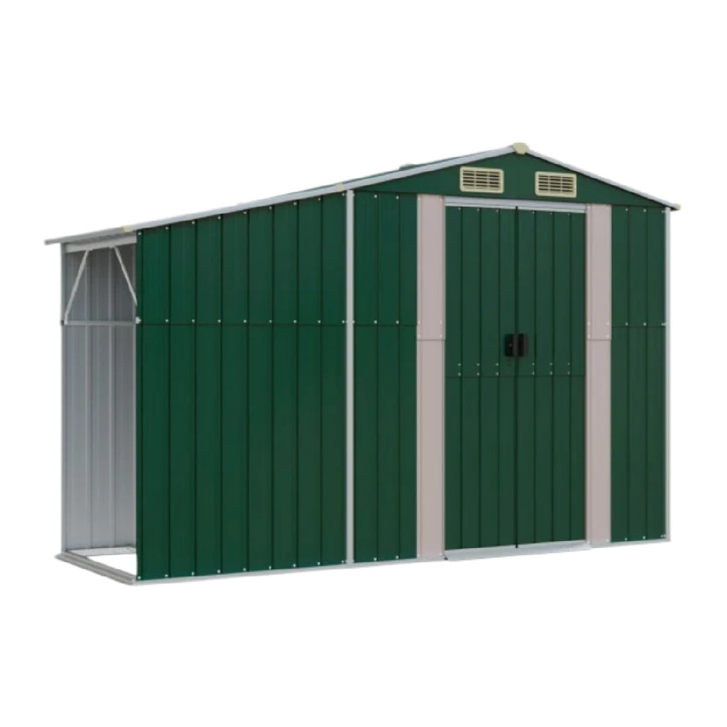 Metal Storage Shed for Garden Use - Galvanized Steel - 300 x 200 x 200